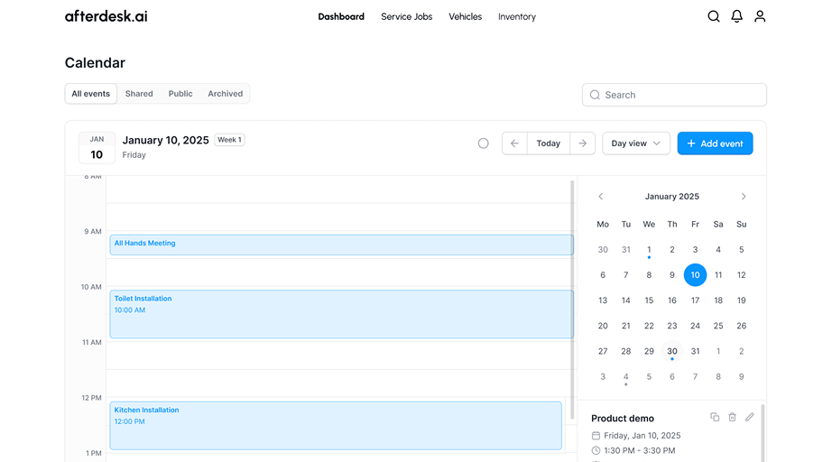 AfterDesk.ai Technician Tools